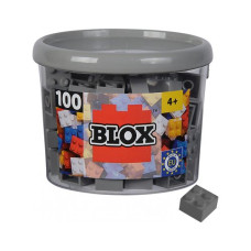 BLOX Bausteine 100 graue 4er Steine