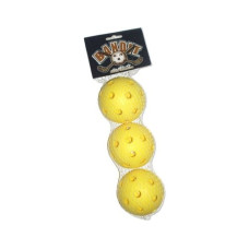 Eurostick Unihockeyball Floorball 3er-Pack Gelb