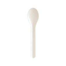 BioPak Einweg-Löffel Pluma, 15 cm, Weiss, 100 Stück