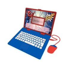 Lexibook Lern-Laptop SpiderMan DE/ENG mit 124 Aktivitäten Blau/Rot