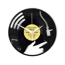 Yesterday's Vinyl Wanduhr Disc Jockey Ø 30 cm, Gold/Schwarz Yesterday's Vinyl Wanduhr Disc Jockey Ø 30 cm, Gold/Schwarz