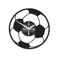 Yesterday's Vinyl Wanduhr Football Ø 30 cm, Gold/Schwarz Yesterday's Vinyl Wanduhr Football Ø 30 cm, Gold/Schwarz