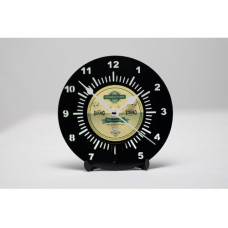 Yesterday's Vinyl Tischuhr Ø 17.5 cm, Gelb/Schwarz Yesterday's Vinyl Tischuhr Ø 17.5 cm, Gelb/Schwarz