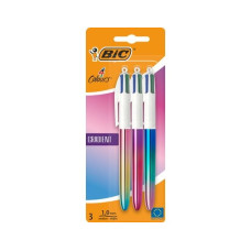 BIC Mehrfarbenkugelschreiber 4 Colours Gradient 3 Stück BIC Mehrfarbenkugelschreiber 4 Colours Gradient 3 Stück