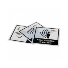 Axis Warnaufkleber Radar Detection Sticker 10 Stück Axis Warnaufkleber Radar Detection Sticker 10 Stück