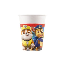 Amscan Einwegbecher Paw Patrol 250 ml 8 Stück, Blau/Rot