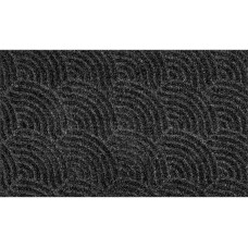 wash+dry Fussmatte Dune Waves 45 cm x 75 cm, Dunkelgrau wash+dry Fussmatte Dune Waves 45 cm x 75 cm, Dunkelgrau