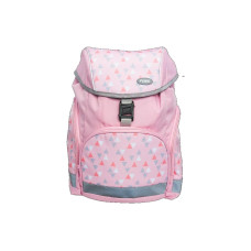 Funki Schulrucksack Slim-Bag Pink Triangle inkl. Regenschutz