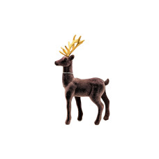 CHALET Weihnachtsfigur Hirsch Etienne 23 cm, Taupe