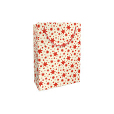 Braun + Company Geschenktasche Beautiful Stars 23 x 33 x 11 cm, Rot