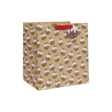 Cart Geschenktasche XL Weihnachtspudding 35 x 38 x 26 cm