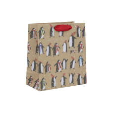 Cart Geschenktasche Pinguine 20 x 22.5 x 10 cm