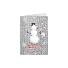 Sheepworld Weihnachtskarte Strick Schneeman 11 x 16 cm Sheepworld Weihnachtskarte Strick Schneeman 11 x 16 cm