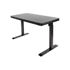 seville classics Stehtisch Airlift 1.2 x 0.6 m, Schwarz