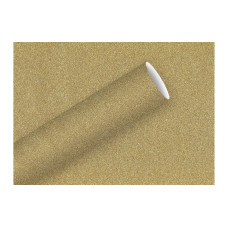 Braun + Company Geschenkpapier Glitzer Gold, 1.5 m x 70 cm