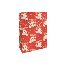 Braun + Company Geschenktasche Rudi Rentier 23 x 33 x 11 cm Braun + Company Geschenktasche Rudi Rentier 23 x 33 x 11 cm