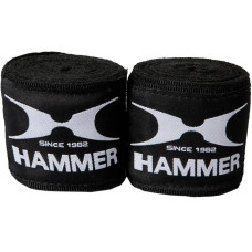 HAMMER Boxbandage elastisch, 3.5 m Schwarz