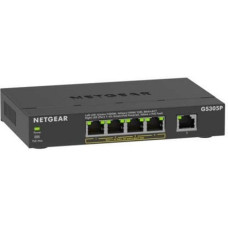 Netgear PoE Switch GS305Pv3 5 Port, PoE Budget: 63 W