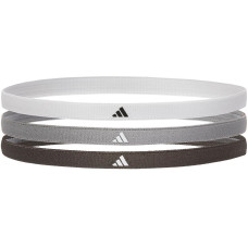 adidas Hairbands Grau/Schwarz/Weiss