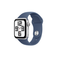 Apple Watch SE 2024 44 mm GPS Silver Denim Sport Band S/M Apple Watch SE 2024 44 mm GPS Silver Denim Sport Band S/M