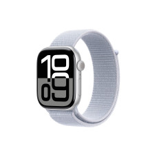 Apple Watch Series 10 46 mm Alu Silber Loop Blau