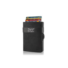 ZNAP Portemonnaie Slim Wallet Kork Black, 12er