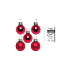 INGES CHRISTMAS DECOR Weihnachtskugel Ochsenblut Ø 2 cm 25 Stück INGES CHRISTMAS DECOR Weihnachtskugel Ochsenblut Ø 2 cm 25 Stück