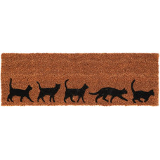 Esschert Design Fussmatte Katzen 25.4 cm x 75.7 cm