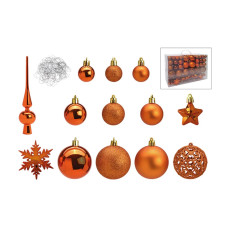 G. Wurm Weihnachtskugel 111-er Set, Kupfer