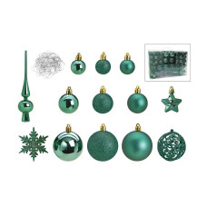 G. Wurm Weihnachtskugel 111-er Set, Grün