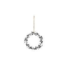 COCON Aufhänger Kranz 25 x 25 cm, Schwarz COCON Aufhänger Kranz 25 x 25 cm, Schwarz