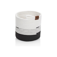 Kela Aufbewahrungskorb Hedda 18 x 17 cm, Schwarz/Weiss Kela Aufbewahrungskorb Hedda 18 x 17 cm, Schwarz/Weiss