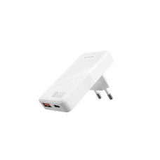 4smarts USB-Wandladegerät FlatPlug Duos 65W GaN 1C+1A