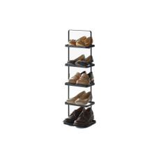 Yamazaki Schuhregal Tower 22 x 77.5 cm, Schwarz