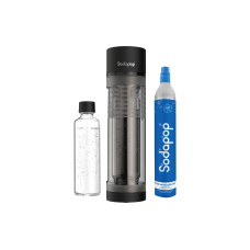 Sodapop Wassersprudler Logan Schwarz matt
