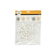 Creativ Company Papierdekoration Spinnenetz 16 Stück