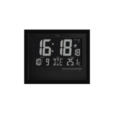 TFA Dostmann Funkuhr Schwarz