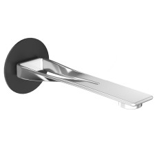 WEBERT Lavaboarmatur ONE-B Gussauslauf, Schwarz matt