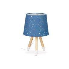 relaxdays Tischlampe Sterne Dunkelblau