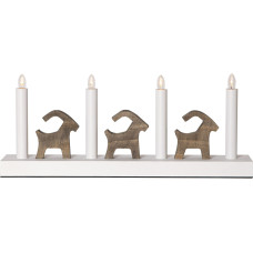 Star Trading Kerzenleuchter Bruse Braun/Weiss Star Trading Kerzenleuchter Bruse Braun/Weiss