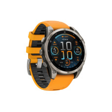 GARMIN Sportuhr Fenix 8 AMOLED Sapphire, 47 mm Orange
