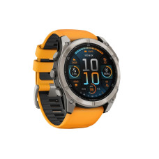 GARMIN Sportuhr Fenix 8 AMOLED Sapphire, 51 mm Orange