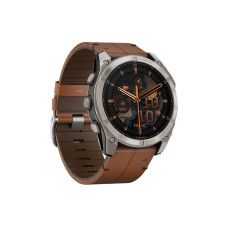 GARMIN Sportuhr Fenix 8 AMOLED Sapphire, 51 mm Braun