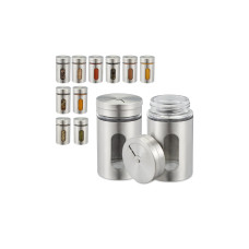 relaxdays Gewürzstreuer Silber/Transparent relaxdays Gewürzstreuer Silber/Transparent