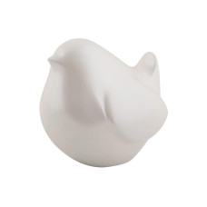 present time Aufsteller Fat Bird Weiss Metallic