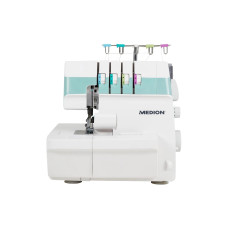 Medion Nähmaschine Life Overlock SO90 Weiss/Türkis