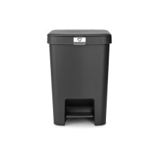 Brabantia Recyclingbehälter StepUp 25 l, Dunkelgrau