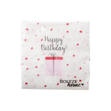Boltze Papierservietten Happy Birthday 17 cm x 17 cm, 20 Stück Boltze Papierservietten Happy Birthday 17 cm x 17 cm, 20 Stück