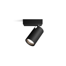 Philips Aufbauspot Idris GU10, IP44 Schwarz, ohne Leuchtmittel