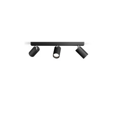 Philips Aufbauspot Idris GU10, IP44 Schwarz, ohne Leuchtmittel